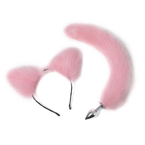 Sexy Fox Tail Anal Plug Role Playing Faux Fur Suit By DANRUO