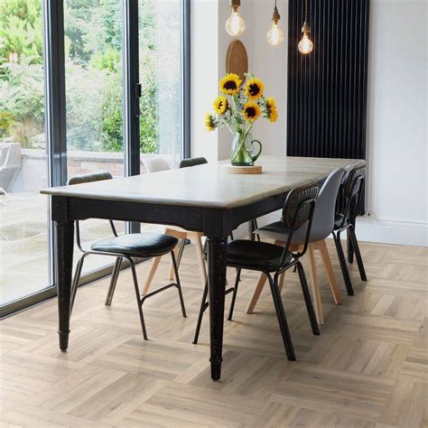 Polyflor Camaro Naked Blond Oak Large Parquet Lpq Luxury Vinyl Flooring
