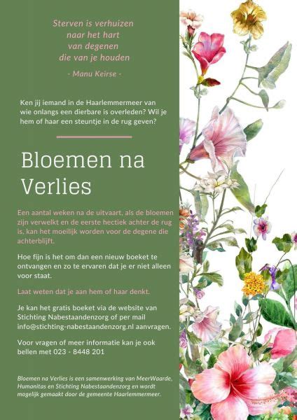 Bloemen Na Verlies MeerWaarde