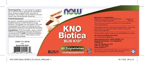 VitOrtho Voedingssupplementen KNO Biotica BLIS K12