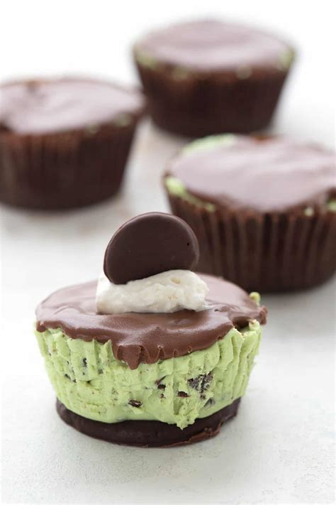 Keto Thin Mint Cheesecakes All Day I Dream About Food