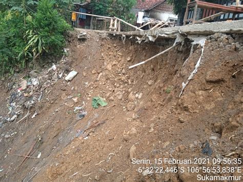 Bencana Angin Kencang Dan Tanah Longsor Kecamatan Sukamakmur