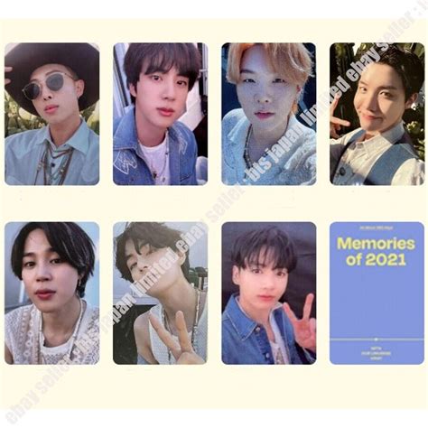 BTS Memories 2021 Official Photocard RM JIN SUGA J HOPE JIMIN V