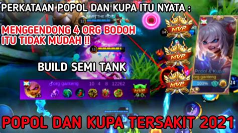 BUILD POPOL DAN KUPA TANK TERSAKIT 2021 ITEM BUILD POPOL DAN KUPA