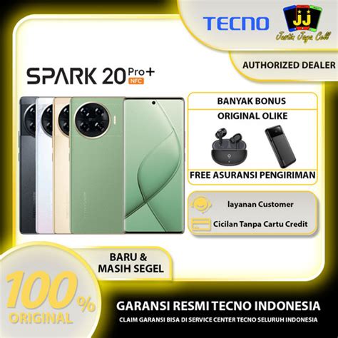 Jual Tecno Spark 20 Pro Plus 8 256 GB Garansi Resmi Tecno Indonesia