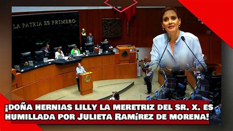 VEAN Doña hernias Lilly Téllez la meretriz del Sr X es humillada