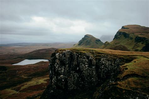 Cliff Landscape Nature Water Coast Outdoors Scotland Hd