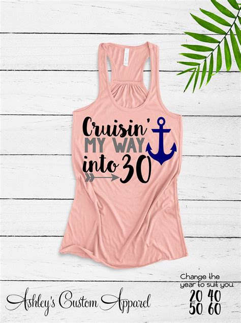 Cruisin My Way Into 40 Cruise Birthday Shirts Cruise Ship Bday Etsy