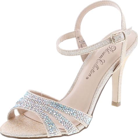 De Blossom De Blossom Collection Womens Nalia Beautiful Dress Party Sandal Shoes Nude