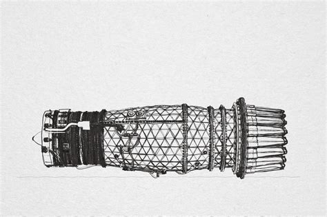 Jet Engine Sketch at PaintingValley.com | Explore collection of Jet Engine Sketch