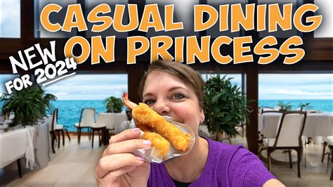 New Dining Options On Emerald Princess Youtube