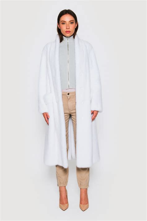 White Mink Coats | Luxury Fur Collection | Coveti