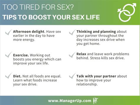 Too Tired For Sex Powerful Strategies For Executives Managerup