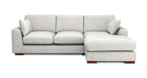 Plush Formal Back Right Hand Facing Small Chaise End Sofa Dfs