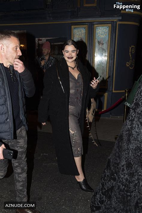 Barbie Ferreira Sexy Shows Off Her Hot Curves At The Acne Studios Fashion Show In Paris Aznude