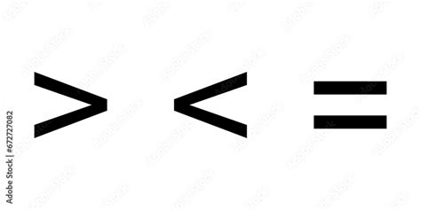 greater   equal symbols  mathematics transparent