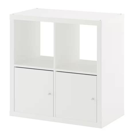 IKEA KALLAX regał z drzwiami biały 77x77 cm 192 782 72 Cena