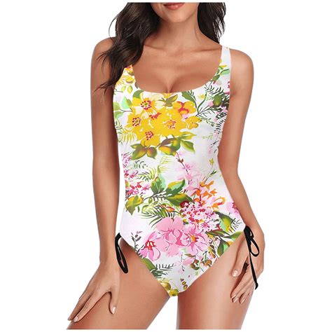 Beai Swimsuit For Women Tankini Tummy Control Halter Top Bikini Sets For Women Tan Through