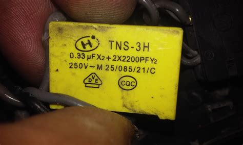 Burnt TNS-3H Capacitor in Grinder: Finding Suitable Replacement or DIY ...