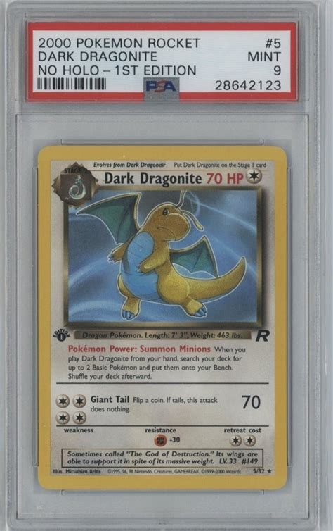 Auction Prices Realized Tcg Cards Pokemon Rocket Dark Dragonite No