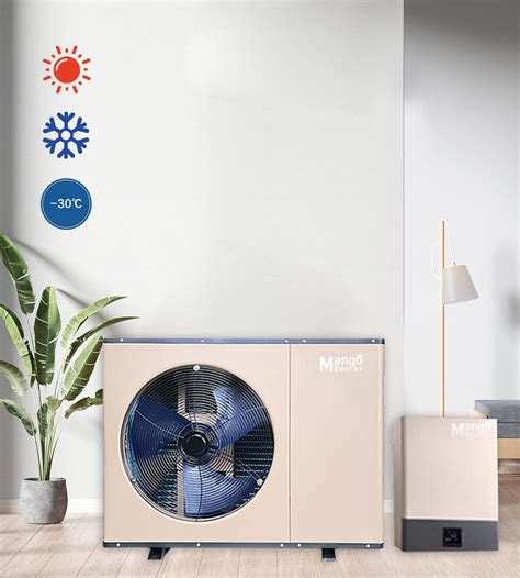 Domestic All In One Evi Split Heating Cooling And Sanitary Hot Water Air Water Heat Pump