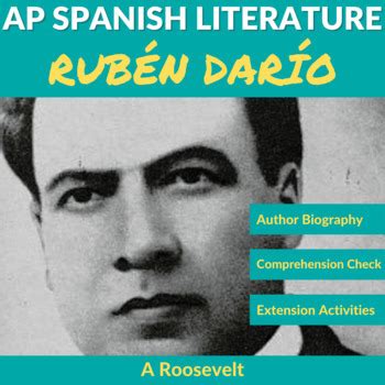 Rub N Dar O Ap Spanish Literature Presentation Activities By