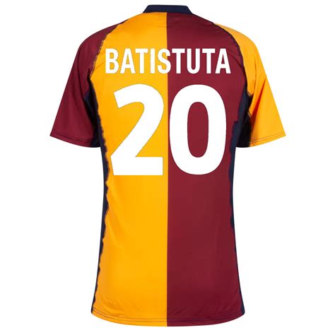 Maglia Storica Da Calcio AS Roma 2001 02 Batistuta 20 Specialista