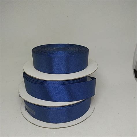 Fita De Cetim Azul Marinho 22 Mm Shopee Brasil