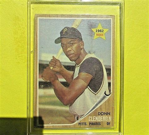 DONN CLENDENON 1962 VINTAGE ROOKIE Topps 86 Pittsburgh Pirates EBay