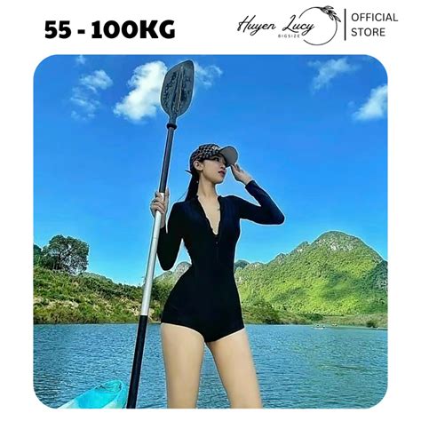 Jumpsuit N Bigsize Bikini I Bi N M U En D I Tay V I Thun L Nh Co Gi N C M Hot Trend Huy N