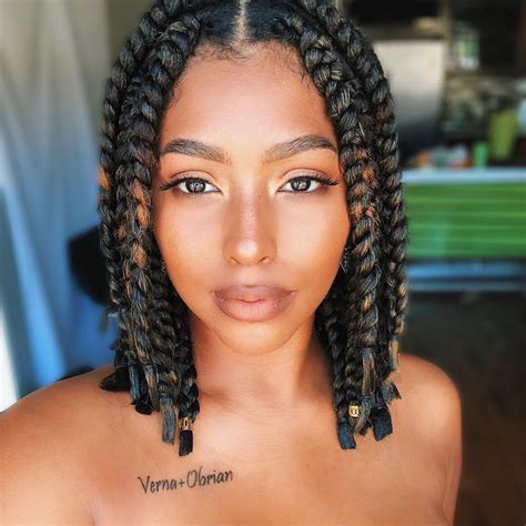 Jumbo Knotless Box Braids Tutorial For Beginners Imagesee