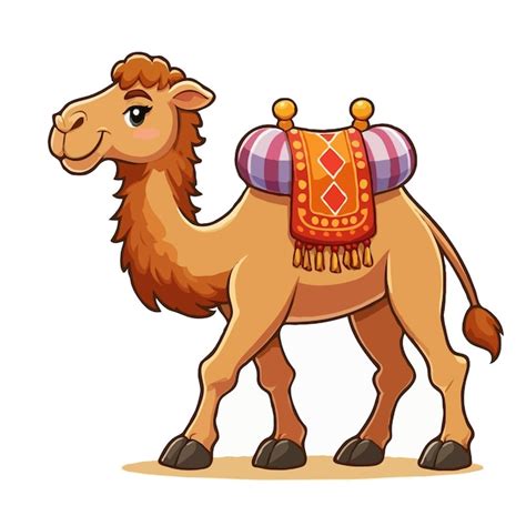 Premium Vector Cute Camel Cartoon Vector On White Background