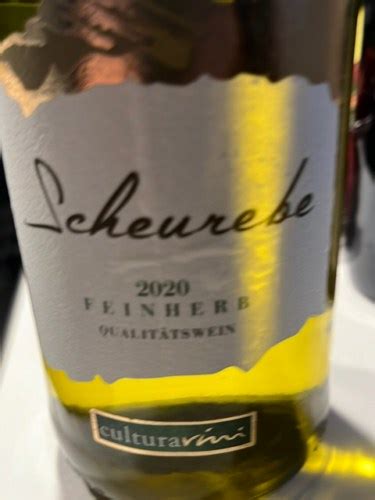 Cultura Vini Scheurebe Feinherb Vivino Australia