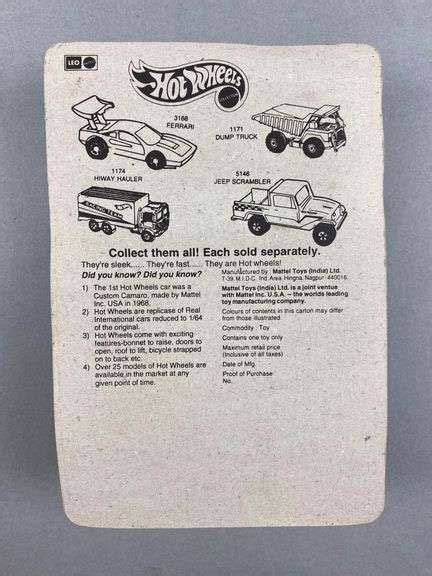 Hot Wheels Barbie Hiway Hauler Factory Error Vehicle Matthew Bullock Auctioneers