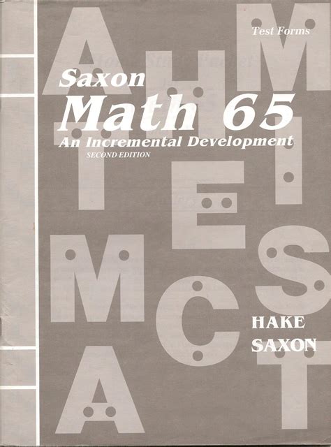 Saxon Math Course 2 Tests Pdf 4