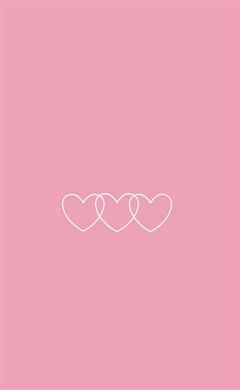pink heart wallpapers wallpaperscom