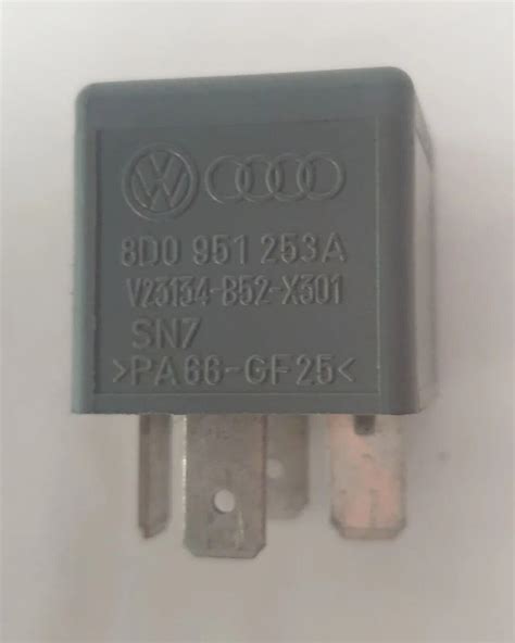 VW AUDI SEAT SKODA 373 RELAY FUSE GENERAL NUMBER 8D0951253A ...