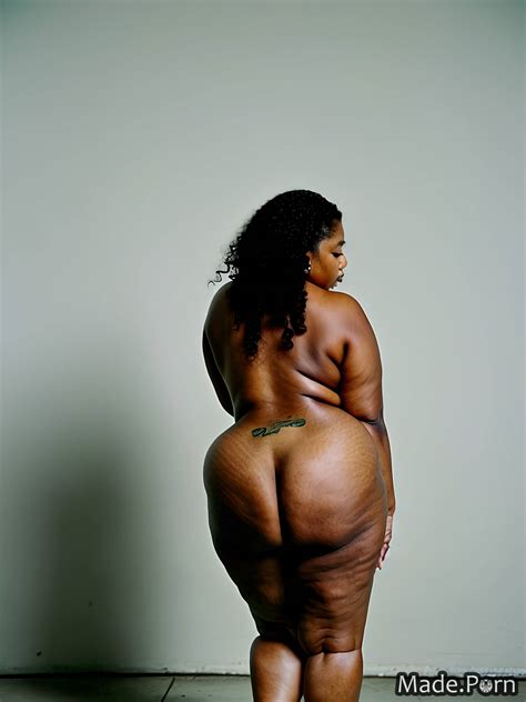 Porn Image Of Bimbo Seductive Lipstick Thick Thighs Sideview Black Hair Created By AI