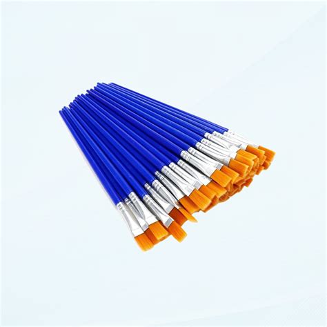 Adult Craft Paint Brushes Premium 60 Blue Small Paint Brushes For
