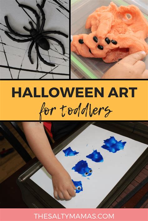 Halloween Art for Toddlers- 3 Projects for Spooky Fun – The Salty Mamas