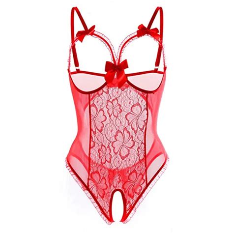Erotic Lingerie For Women Lace Crotchless Underwear Hot Sex Babydoll Dress Hot Lace Female