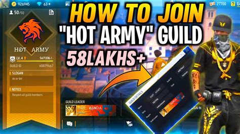 How To Join Hot Army Guild Region Guild Join Join Requirement