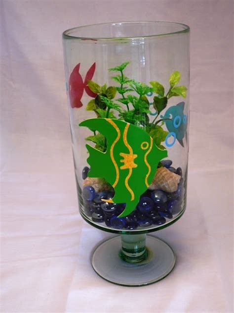 Totally Scrap Addicted Fish Bowl Centrepiece And Cricut Monthly Challenge