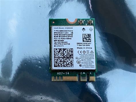 出售 Intel® Dual Band Wireless AC3168 無線網卡, 電腦＆科技, 電腦周邊及配件, Wifi及上網相關產品 ...