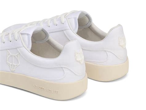 Gi Y Naked Wolfe Portofino White Nylon Authentic Shoes