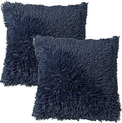 Dutch Decor Kussenhoezen Stuks Fluffy X Cm Insignia Blue