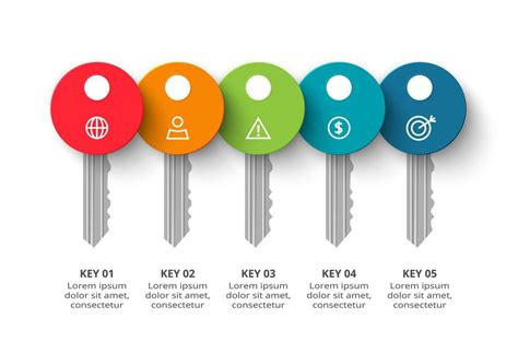 key features vector art icons  graphics