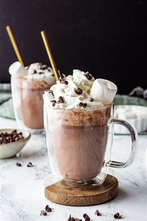 Slow Cooker Hot Chocolate I Wash You Dry