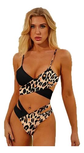 Trajes De Baño Dama Dos Piezas Bañadores Mujer Sexy Bikini Meses sin intereses