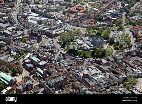 Aerial View Norwich City Centre Hi Res Stock Photography And Images Alamy